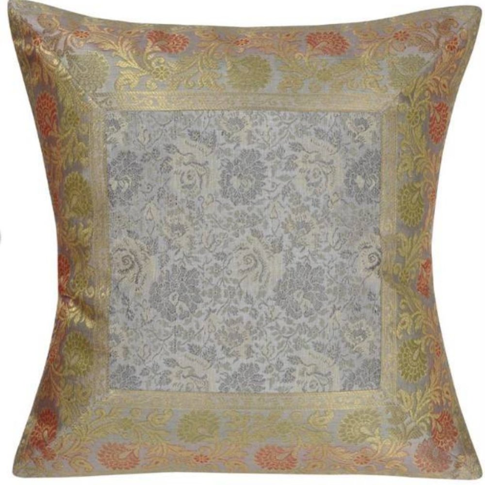 100% silk cushion cover